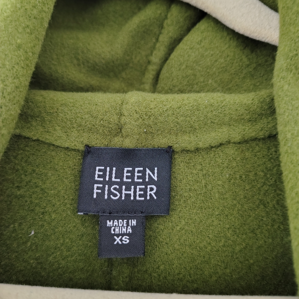 Eileen Fisher Olive Green Women's Cape - Picture 4 of 7
